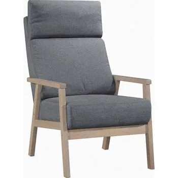 Křeslo VerDesign LUSAKA 1 čalouněné křeslo, šedé