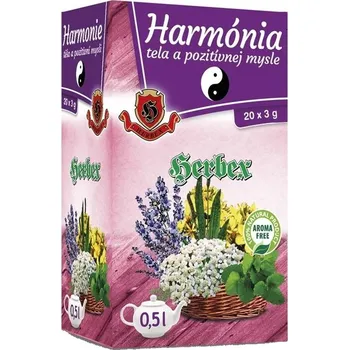 Nápoj Herbex Harmonie těla a pozitivní mysli HERBEX 20 x 3 g