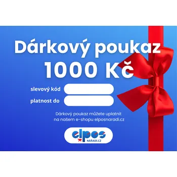 Tělový krém - Elektronický dárkový poukaz 1000
