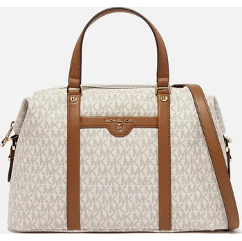 Kabelka Michael Kors cestovní taška duffel logo vanilla