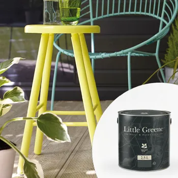 Olej na dřevo Little Greene Barva na zahradní nábytek - Vysoký lesk - 2,5L - Intelligent Gloss Vyberte odstín:: Chocolate Colour (124)