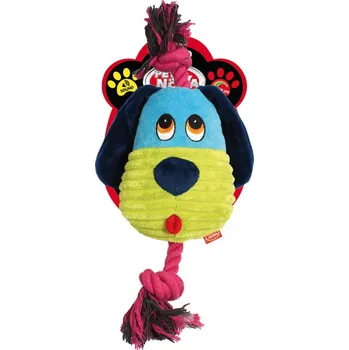 Hračka pro psa Plyšová Hračka pro psy Pet Nova PLU-DOGHEAD-BL