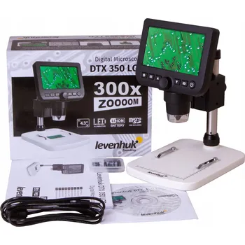 Optický mikroskop Levenhuk DTX 350 LCD, 300x zvětšení