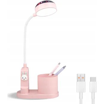 Lampička LED STOLNÍ LAMPA PRO DĚTI BEZDRÁTOVÁ LAMPičKA S PROJEKCÍ HVĚZD