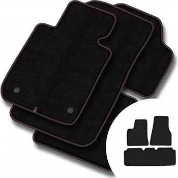 autokoberec Velurové autokoberce Motos 3 ks