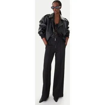 Dámské kalhoty Patrizia Pepe Kalhoty z materiálu 8P0813/A715 Černá Wide Leg 38