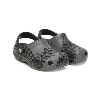 Dámská obuv Nazouváky Crocs Kids Tire Print Classic Clog 211261 Šedá 32_33