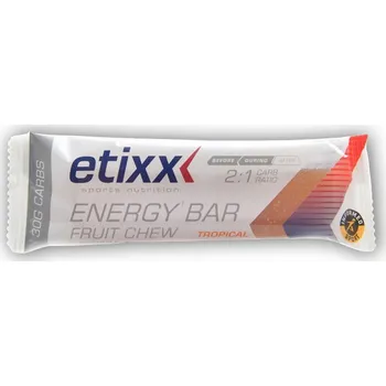 Etixx Energy bar fruit chew 38g Varianta: tropické ovoce