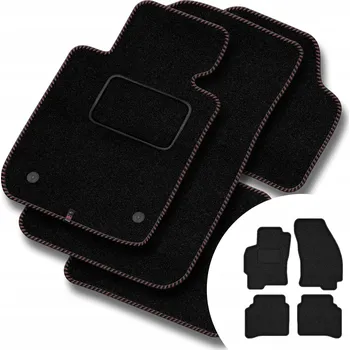 autokoberec Velurové autokoberce Motos 4 ks