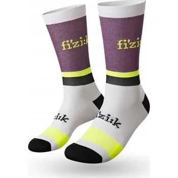 Pánské ponožky Fizik ponožky Team Edition Cycling Socks Lilac/White M 40-43