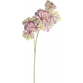 umělá květina CALADIUM VĚTVIČKA OZDOBNÝCH LISTŮ 82 CM FIALOVÁ PODZIMNÍ DOPLNĚK OBÝVACÍHO POKOJE