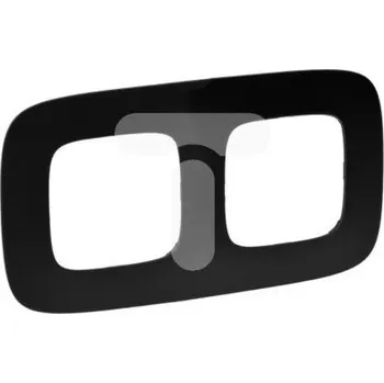 vypínač Dvojitý Rámeček Legrand černý