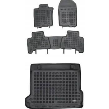 autokoberec Gumová sada autokoberců a rohož do kufru Toyota Land Cruiser J150 2017-2020 5místná verze