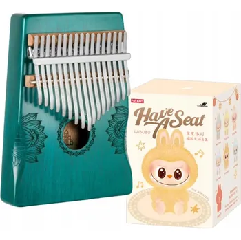 Hudební nástroj pro děti Retropolis kalimba, hudební nástroj, mahagonové dřevo, ocean blue (modrá oceán)