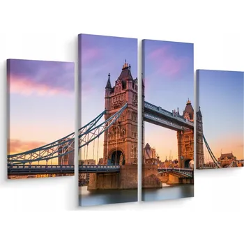Obraz Vícedílný obraz MOST Tower Bridge 3D 80x60
