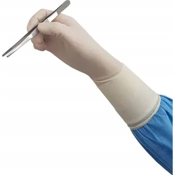 Vyšetřovací rukavice Chirurgické latexové rukavice sterilní TOP GLOVE pudrované vel. 7,0 1 pár