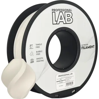 3D tisk Profesional Lab Filament PLA WARM WHITTE 1.75mm 1kg