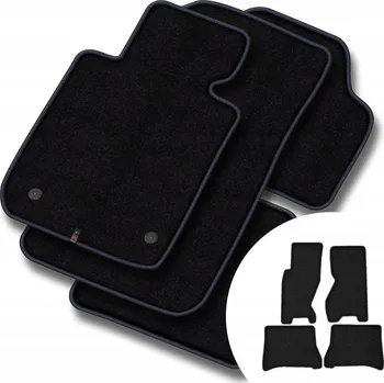 autokoberec Velurové autokoberce Motos 4 ks