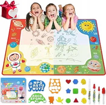 Výtvarná sada PODLOŽKA PODLOŽKA NA MALOVÁNÍ KRESLENÍ XXL SADA VELKÁ PRO DĚTI KREATIVNÍ