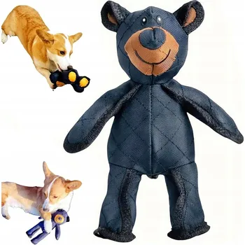 Hračka pro psa PŘETAHOVADLO ŠUSTÍCÍ PRO PSA PÍSKACÍ HRAČKA HRAČKA KOUSÁTKO PLUS SILNÝ VELKÝ 30 CM