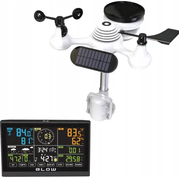 Meteostanice BEZDRÁTOVÁ METEOROLOGICKÁ STANICE 7V1 S TEPLOMĚREM A HODINAMI BLOW WS301