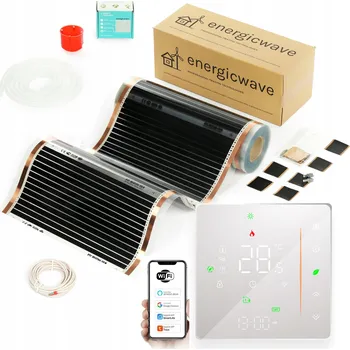Topná rohož Topná Fólie energicwave 80 W/m2 14 m2 s termostatem