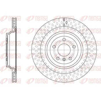 Brzdový kotouč Brzdový kotouč REMSA 61635.10