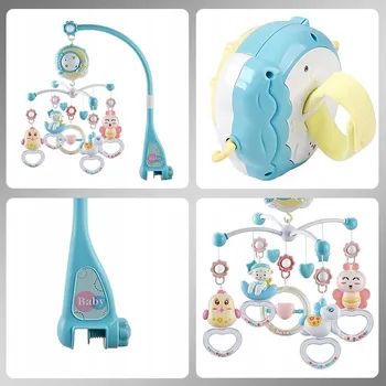 Kolotoč nad postýlku Hrací kolotoč nad postýlku s projekcí a dálkovým ovládáním