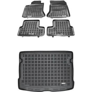 autokoberec Gumová sada autokoberců a rohože Mercedes Třídy B W247 od 2018 horní podlaha b