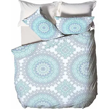 Povlečení 3Pagen Povlečení na jednolůžko Mandala Velikost: 80x80 cm + 135x200 cm