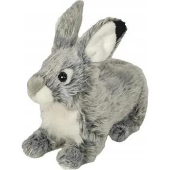 plyšák PLYŠÁK ZAJÍC KRÁLÍK ŠEDÝ 28CM