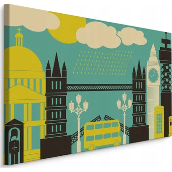 Obraz Obraz Canvas Symboly Londýna ANGLIE Dekor 30x20