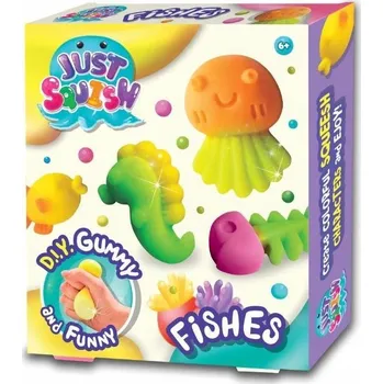 Obraz Kreativní sada Just Squish Strigo "Vytvoř si vlastní želatinové figurky" Rybičky (Rybičky)
