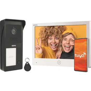 Dvoudrátový videovrátný systém EURA VDP-49A3-2TY bílý Tuya