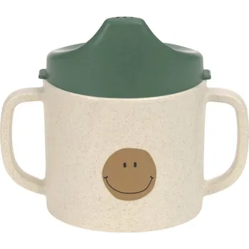Dětský batoh LÄSSIG Sippy Cup PP/Cellulose Happy Rascals Smile green (Německá značka LÄSSIG je lídrem v prodeji doplňků pro maminky a děti v západní Evropě. Jejich výrobky se vyznačují velmi vysokou úrovní zpracování a také praktičností, díky které si výrobky této zna