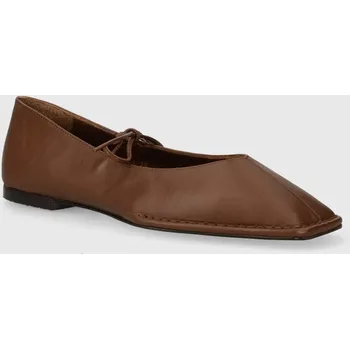 Dámské baleríny Kožené baleríny Alohas Sway S00191.13 hnědá 88X, EUR 39