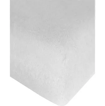 4sleep Nepropustné froté prostěradlo s gumičkou 200 × 200 /25 bílé
