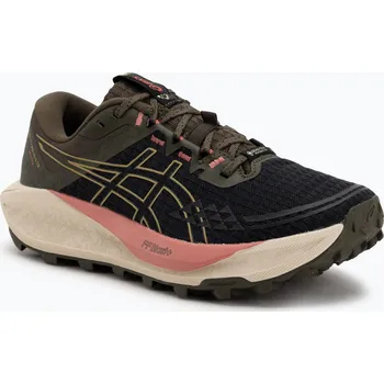 Dámská běžecká obuv Dámské běžecké boty ASICS Gel-Trabuco 13 GTX black/lemongrass