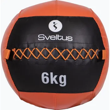 Medicinbal Sveltus Wall Ball 6 kg černá/červená