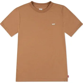 Chlapecké tričko Dětské bavlněné tričko Levi's LVB BATWING CHEST HIT 9EA100 hnědá 82X, vel. 164