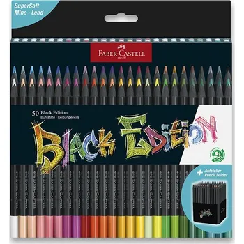 Výtvárné potřeby Faber-Castell Black Edition 50 ks