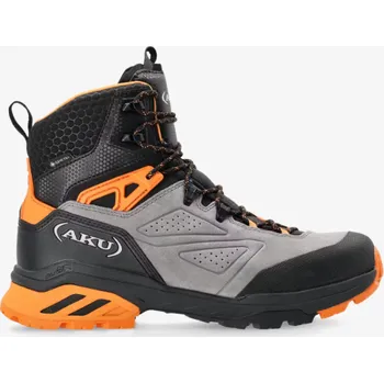 Pánská treková obuv AKU Reactive GTX - pánská - šedá/černá/oranžová Velikost: 44