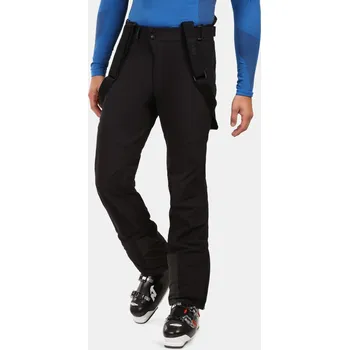 Snowboardové kalhoty Pánské softshellové lyžařské kalhoty Kilpi RHEA-M černá M