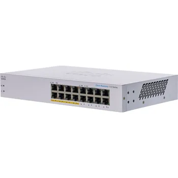 Počítač Cisco CBS110 Nespravované L2 Gigabit Ethernet (10/100/1000) Podpora napájení po Ethernetu (PoE) 1U Šedá