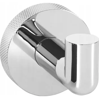 Věšák Háček na hmoždinky Sapho stříbrný