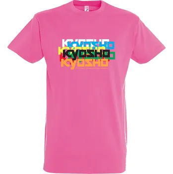 RC model T-Shirt Kyosho 25 MultiPink - L - expresní doprava