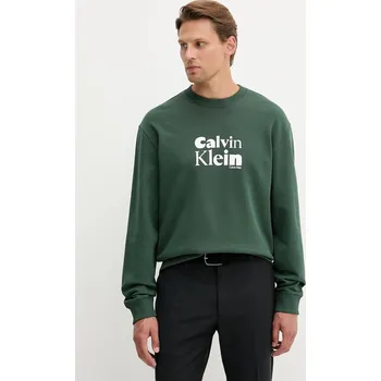 Dámská mikina Bavlněná mikina Calvin Klein LV04LD242G zelená 87X, vel. S