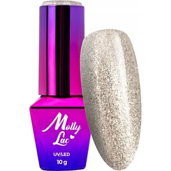 Lak na nehty Hybridní lak na nehty MOLLYLAC 10g Sensual Victoria Č.207