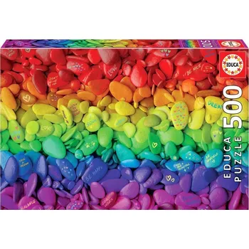 Puzzle Puzzle 500 dílků Educa Barevné kameny
