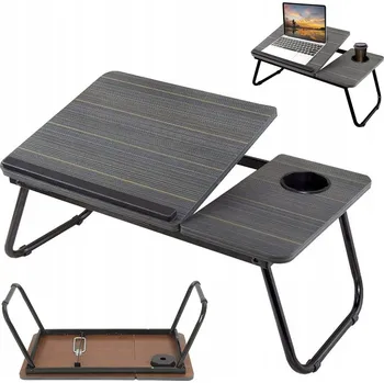 Psací stůl PODSTAVEC POD STOLIK POD LAPTOPA SKLÁDACÍ MOBILNÍ SNÍDAŇOVÝ STOLEK DO POSTELE